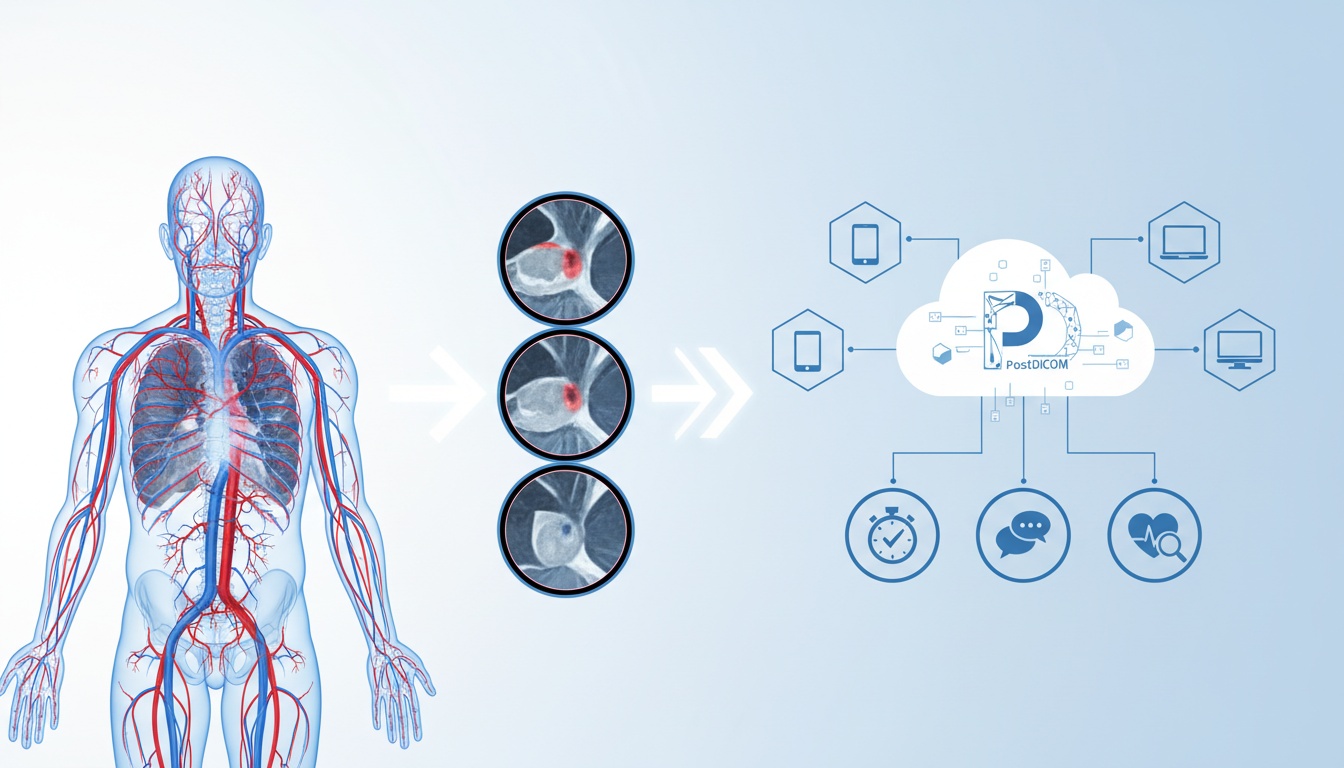 How Cloud PACS Enhances the Efficiency of Digital Subtraction Angiography - Created by PostDICOM